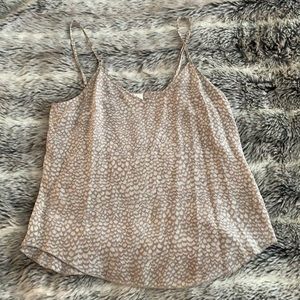 Aritzia Wilfred Patterned Silk Camisole